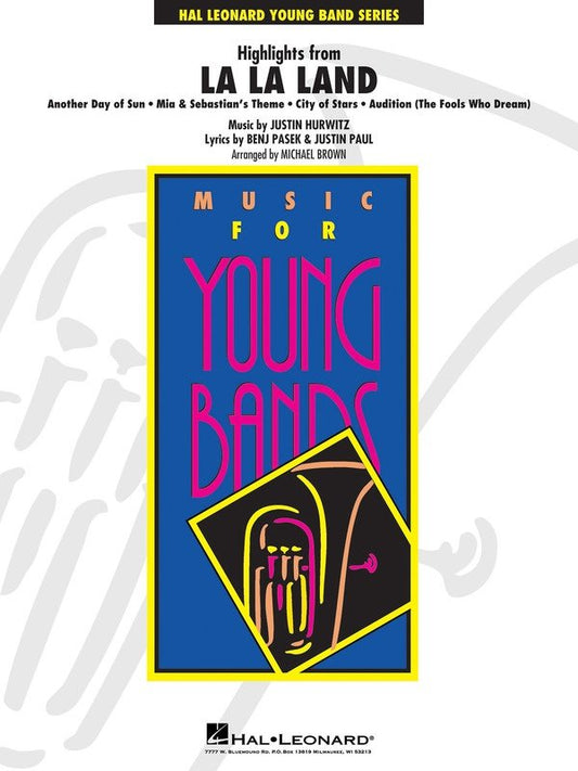 Highlights from La La Land — Concert Band Grade 3 Score & Parts (Hal Leonard)