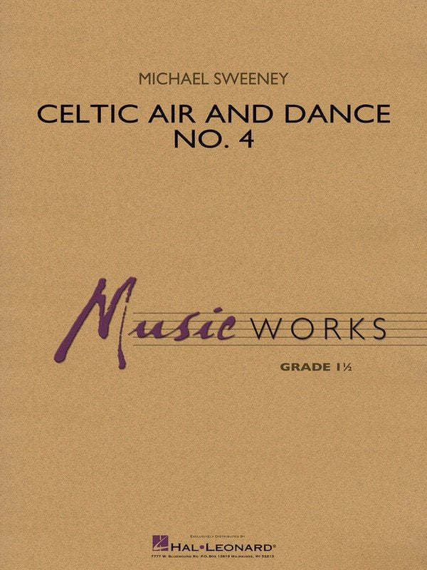 Celtic Air and Dance No. 4 — MusicWorks Grade 1 Concert Band Score & Parts (Hal Leonard)