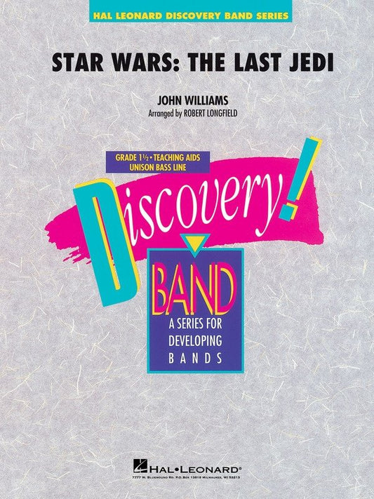 Star Wars: The Last Jedi — Concert Band Grade 1.5 Score & Parts (Hal Leonard)
