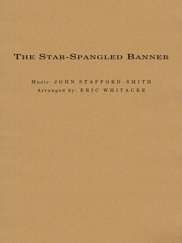 The Star Spangled Banner Concert Band 4 Score/Parts Arr Whitacre