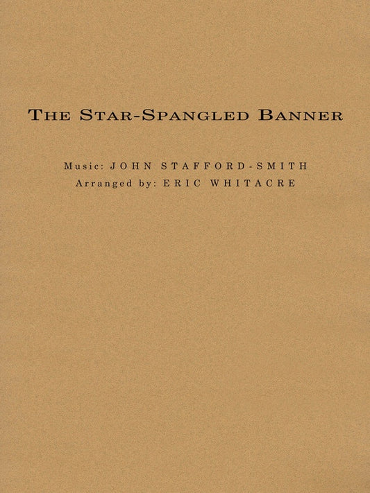 The Star Spangled Banner Concert Band 4 Score/Parts Arr Whitacre