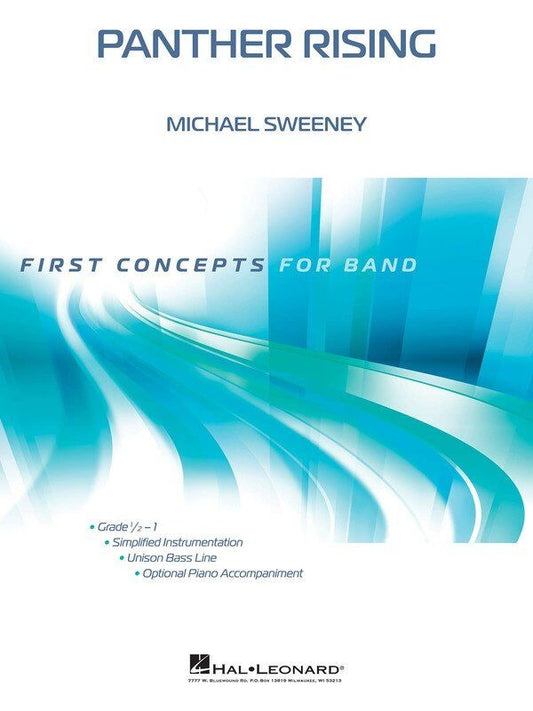 Panther Rising CB0.5-1 SC/PTS for Band - Hal Leonard, First Concepts Series, Duration 2:10, Designed for First-Year Players