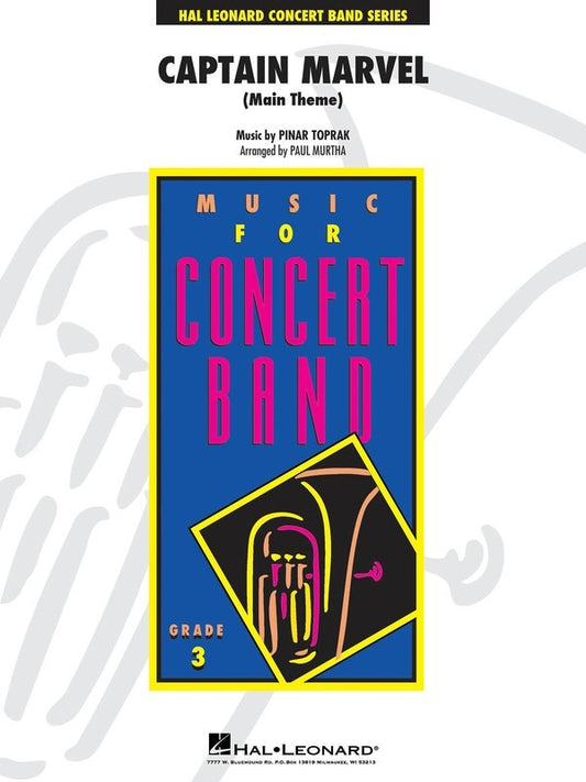 Captain Marvel (Main Theme) Concert Band 3 Score/Parts