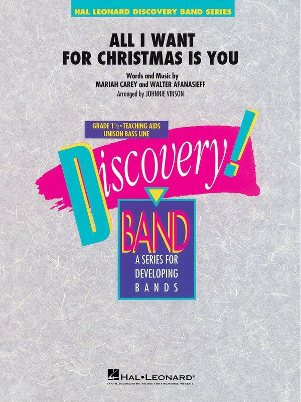 All I Want For Christmas Is You Concert Band 1.5 Score/Parts — view 2