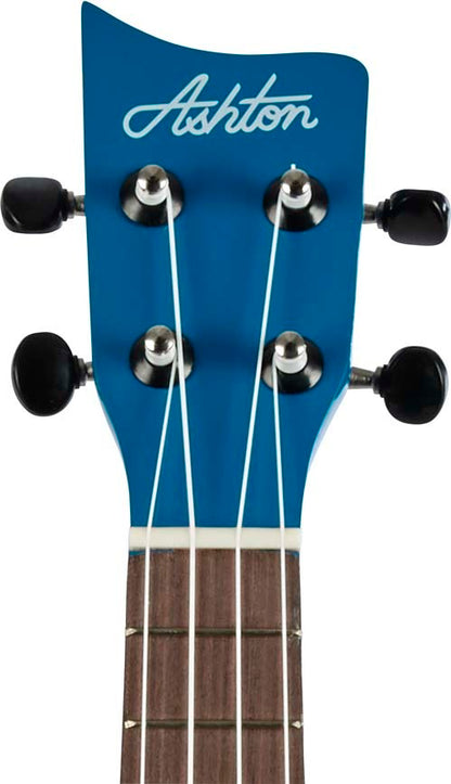 The Ashton UKE110BL Ukulele With Bag in Blue — view 2