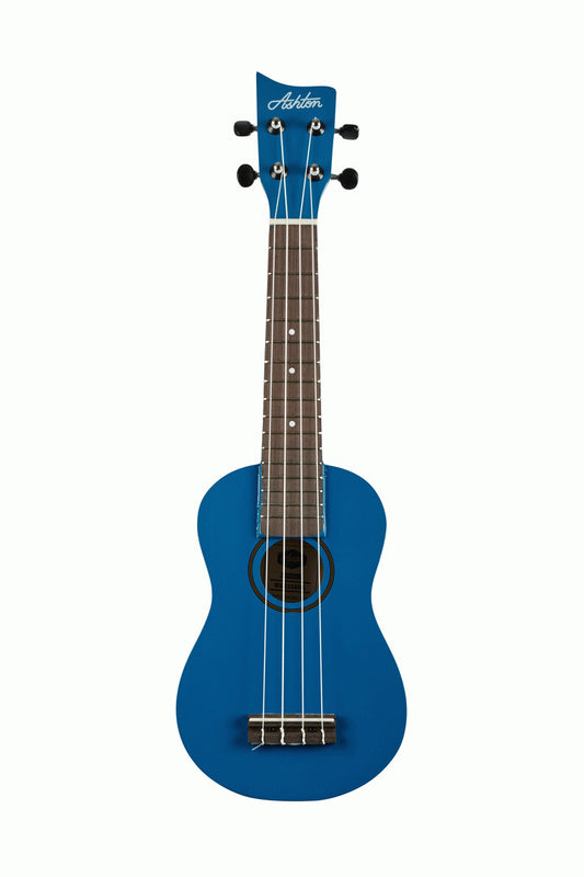 The Ashton UKE110BL Ukulele With Bag in Blue