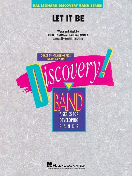 Let It Be CB1.5 SC/PTS - Discovery Concert Band Arrangement for Band