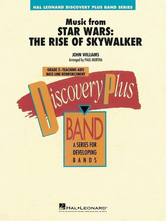 Music from Star Wars: The Rise of Skywalker - CB2 SC/PTS by Hal Leonard, Discovery Plus Concert Band