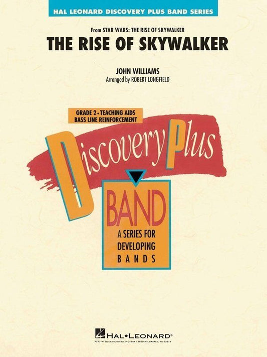 The Rise of Skywalker CB2 SC/PTS - John Williams Soundtrack for Band, Hal Leonard, 1 Page, Discovery Plus Concert Band