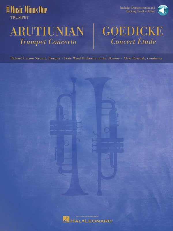 Arutiunian: Concerto / Goedicke: Concert Etude — Trumpet Book/Online Audio (Music Minus One)