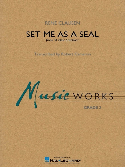 Set Me As A Seal Cb3 Sc/Pts Score/Parts