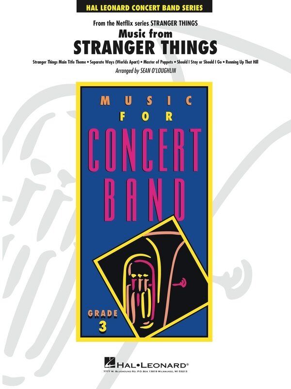 Music from Stranger Things for Young Concert Band by Hal Leonard