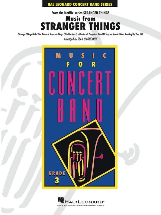 Music from Stranger Things for Young Concert Band by Hal Leonard