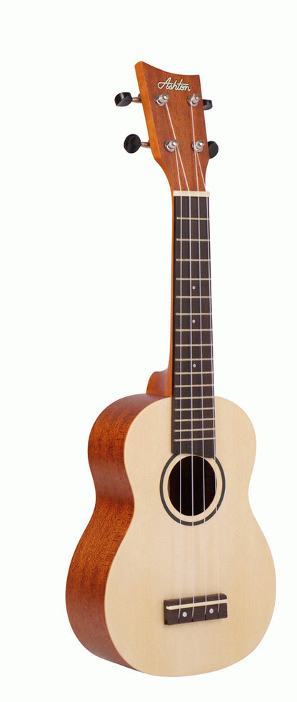 Ashton UKE200SP Soprano Uke Spruce Top — view 7