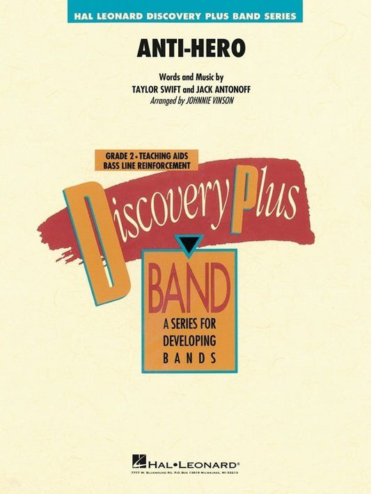 Anti-Hero for Concert Band - Hal Leonard Discovery Plus Series