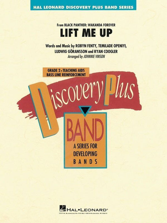 Lift Me Up (From Black Panther: Wakanda Forever) - Hal Leonard Discovery Plus Concert Band