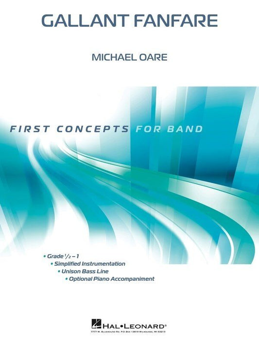 Gallant Fanfare CB0.5-1 SC/PTS Concert Band Score