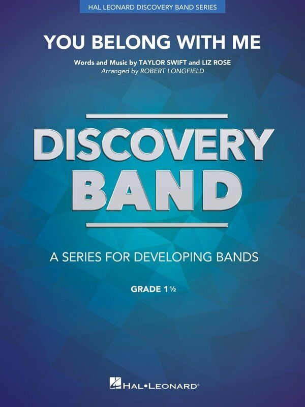 You Belong With Me for Concert Band CB1.5 SC/PTS - Hal Leonard Discovery Series