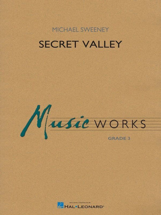 Secret Valley for Concert Band CB3 SC/PTS by Hal Leonard
