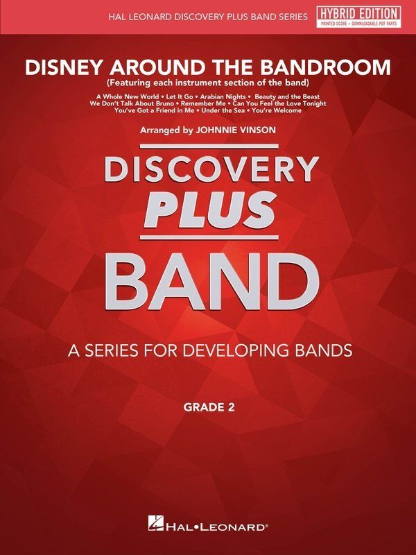 Disney Around the Bandroom CB2 Hybrid Edition Music Book