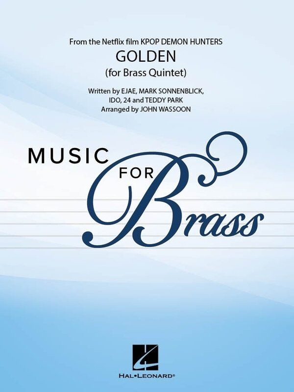 Golden from Kpop Demon Hunters for Brass Quintet by John Wasson