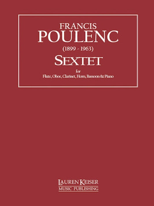 Poulenc - Sextet Woodwind Quintet/Piano Score/Parts (Pod)