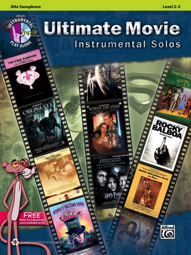 Ultimate Movie Instrumental Solos for Alto Sax Book/CD