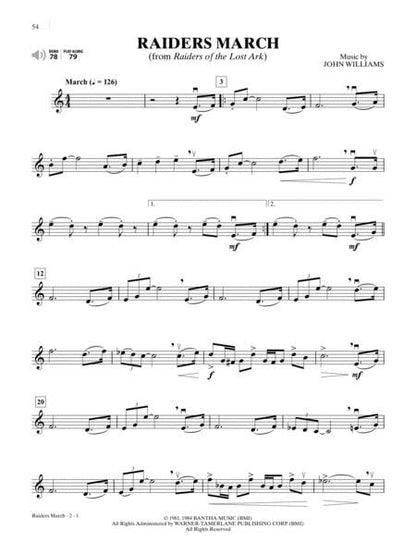 Ultimate Movie Instrumental Solos for Violin with Bk/CD — view 3