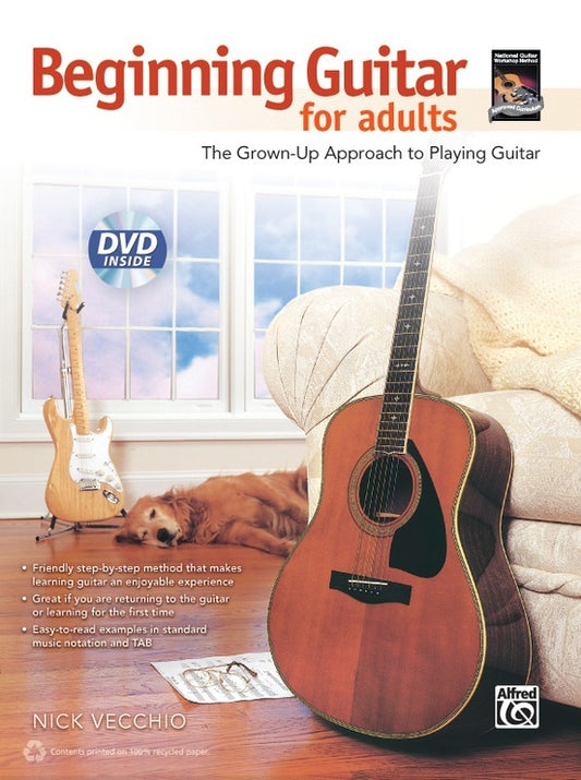 Beginning Guitar For Adults Book/DVD