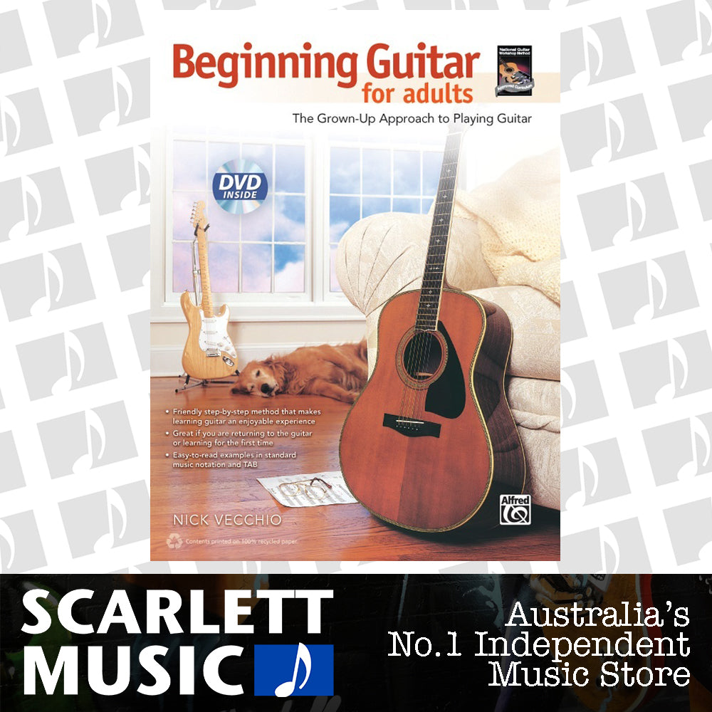 Beginning Guitar For Adults Book/DVD — view 2