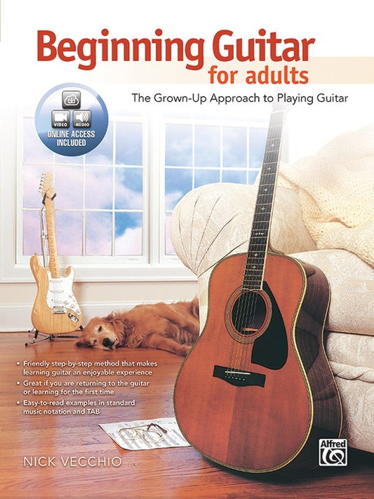 Beginning Guitar for Adults Book with CD