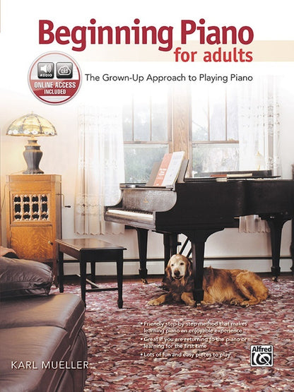 Beginning Piano for Adults Book and CD