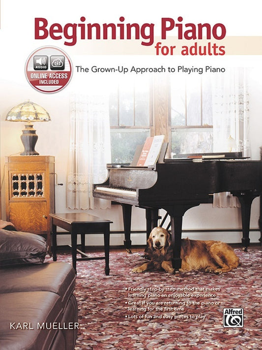 Beginning Piano for Adults Book and CD