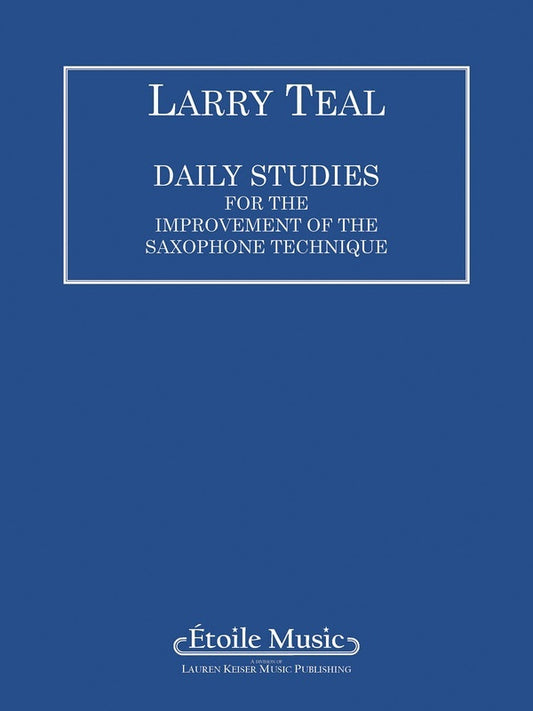 Daily Studies For Saxophone (Softcover Book)