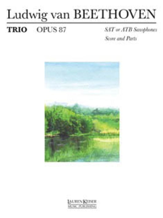 Trio Op 87 Sop/Alto/Ten Or Alto/Ten/Bass Saxopho (Music Score/Parts)