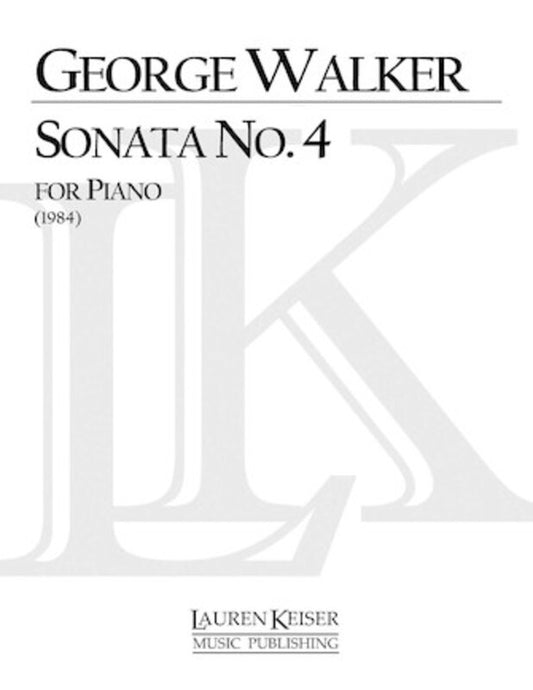 Walker - Sonata No 4 For Piano (Pod)