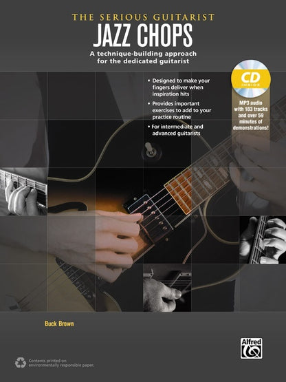 Serious Guitarist Jazz Chops Book/CD
