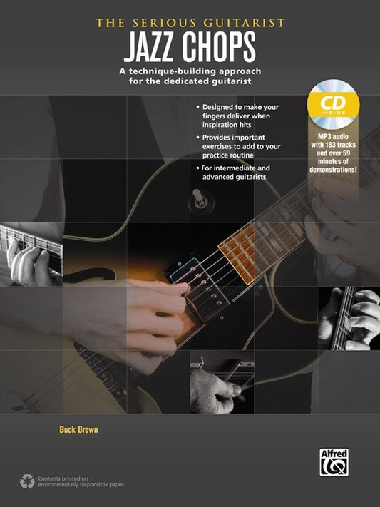 Serious Guitarist Jazz Chops Book/CD