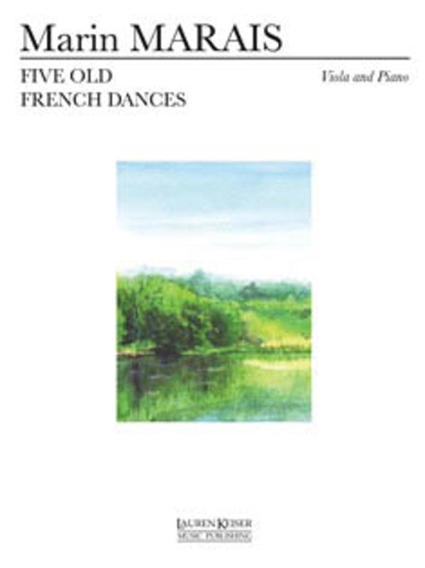 Five Old French Dances Viola/Piano (Softcover Book)