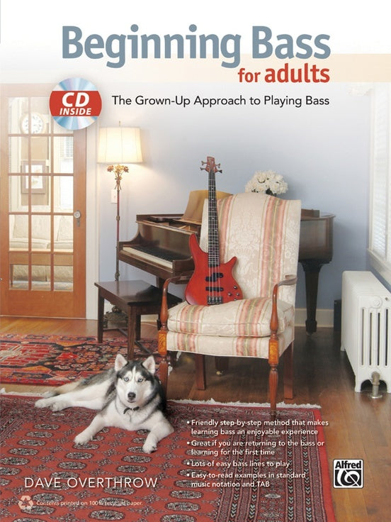 Beginning Bass for Adults Book/CD