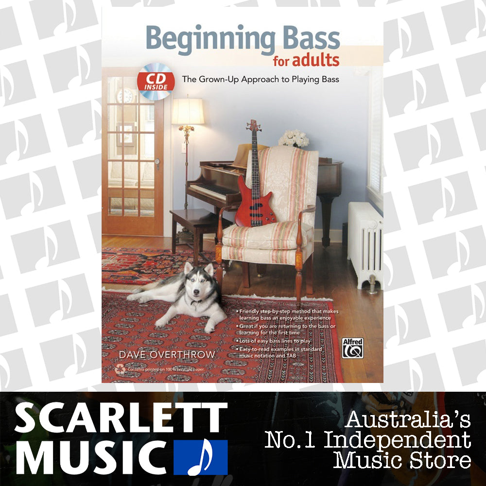 Beginning Bass for Adults Book/CD — view 2