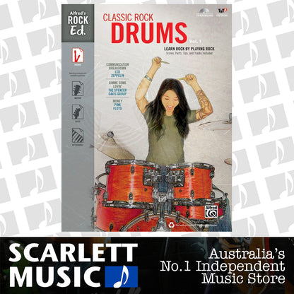 Alfreds Rock Ed Classic Rock Drums Vol 1 Book/CDrom — view 2