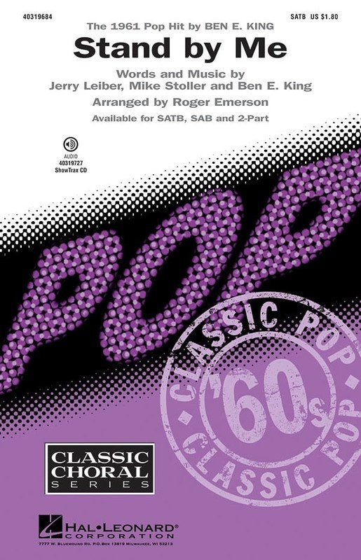 Stand by Me — SAB, arr. Emerson (Hal Leonard)