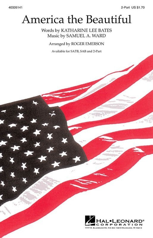 America The Beautiful 2 Pt Arr Emerson