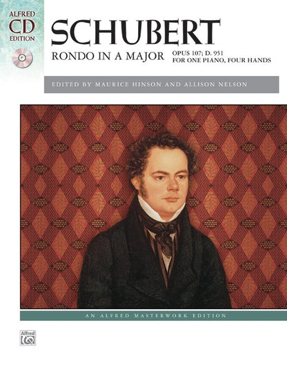 Rondo In A Major Op107 D951 Piano Duet Book/CD