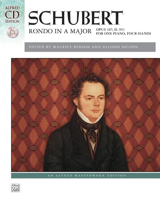 Rondo In A Major Op107 D951 Piano Duet Book/CD