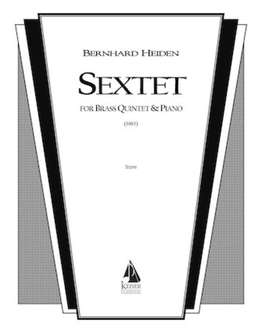Heiden - Sextet For Brass Quintet/Piano Full Score (Pod)