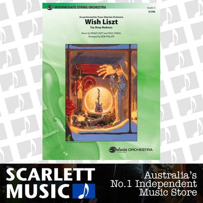 Wish Liszt String Orchestra Sheet Music Grade 3 — view 2