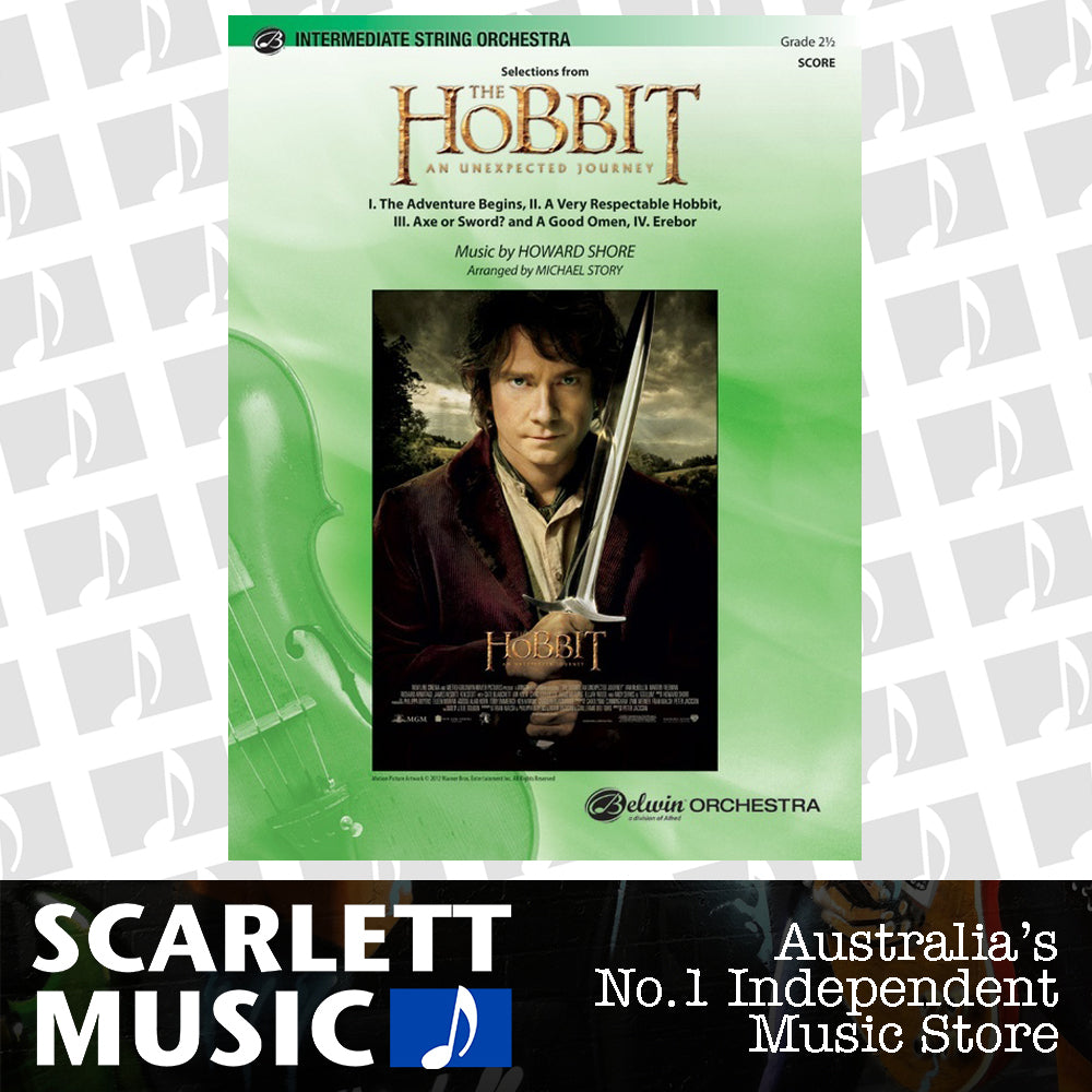 Hobbit An Unexpected Journey String Orchestra Sheet Music Grade 2.5 Score — view 2