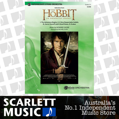 Hobbit An Unexpected Journey String Orchestra Sheet Music Grade 2.5 Score — view 2